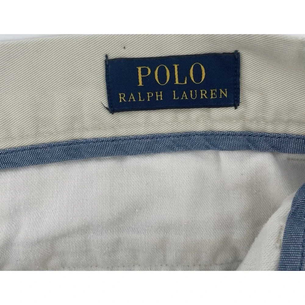 Polo Ralph Lauren Chino Shorts Men 34 Khaki Classic Fit 9